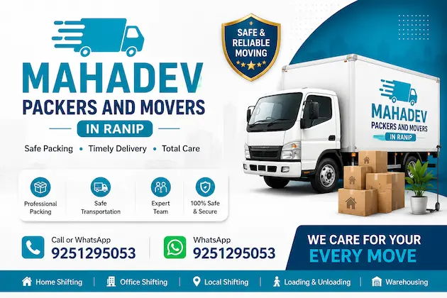 Packers and Movers in Ranip Ahmedabad – Mahadev Packers and Movers