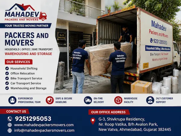Mahadev Packers And Movers in Ahmedabad